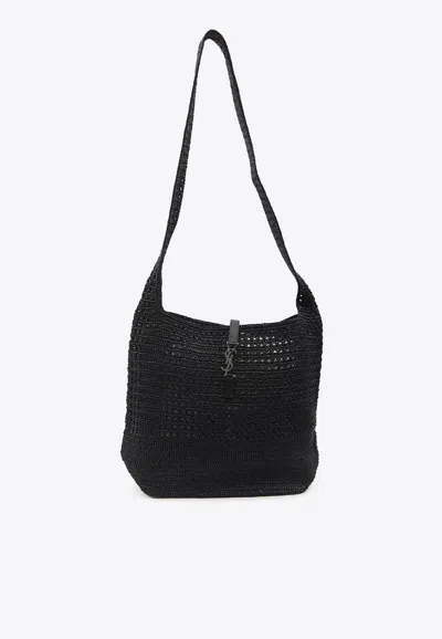 Saint Laurent Medium Le 5 À 7 Hobo Bag In Black