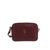 Saint Laurent Medium Lou Camera Shoulder Bag In Red