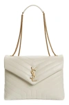 SAINT LAURENT SAINT LAURENT MEDIUM LOULOU MATELASSÉ LEATHER SHOULDER BAG