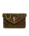 Saint Laurent Medium Loulou Shoulder Bag In Brown