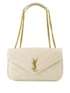 Saint Laurent Medium Loulou Shoulder Bag In Neutral