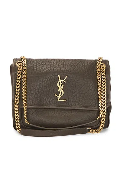 Pre-owned Saint Laurent Medium Niki Chain Bag In Brown