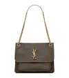 Saint Laurent Medium Niki Chain Bag In Green