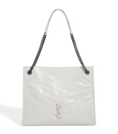 Saint Laurent Medium Niki Shopping Bag In White