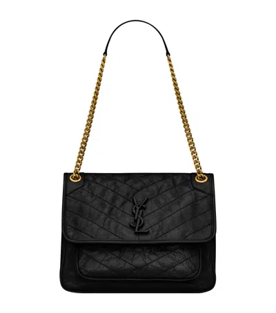 Saint Laurent Medium Niki Shoulder Bag In Black