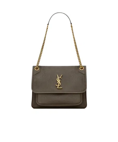 Saint Laurent Medium Niki Shoulder Bag In Brown