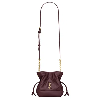 Pre-owned Saint Laurent Medium Pouch Bag 'hot Wine' | Red | Women's Size Onesize