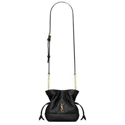 Pre-owned Saint Laurent Medium Pouch Bag 'nero' | Black | Women's Size Onesize