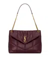 Saint Laurent Medium Puffer Shoulder Bag In Red
