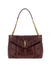 Saint Laurent Medium Puffer-design Shoulder Bag In Red
