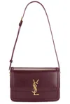 Shop Saint Laurent Medium Solferino Bag In Hot Wine