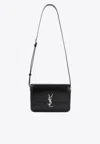 Saint Laurent Medium Solferino Messenger Bag In Black