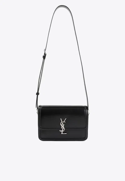 Saint Laurent Medium Solferino Messenger Bag In Black