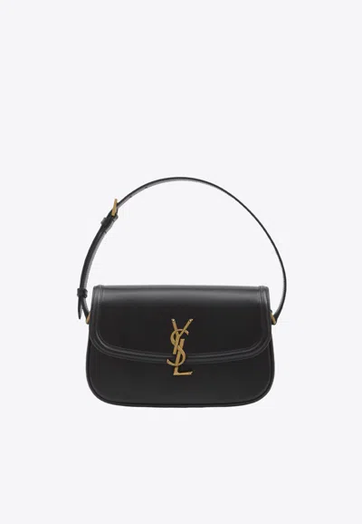 Saint Laurent Medium Solferino Nappa Leather Shoulder Bag In Purple