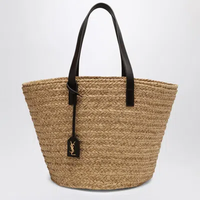 Saint Laurent Medium Tote Bag In Sand