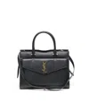 Saint Laurent Medium Uptown Bag In Black