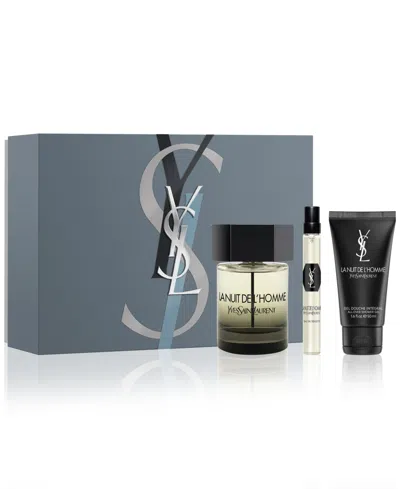 Saint Laurent Men's 3-pc. La Nuit De L'homme Eau De Toilette Gift Set In No Color