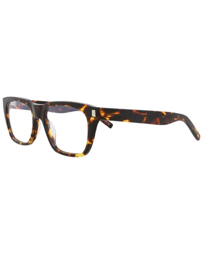 Saint Laurent Men's 56mm Optical Frames In Brown