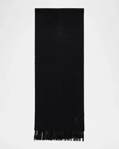 Saint Laurent Scarf Men In Black
