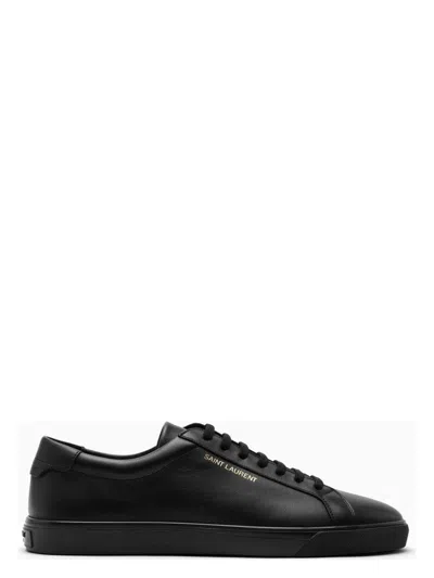 Saint Laurent Men's Andy Low Top Sl Sneaker In Black