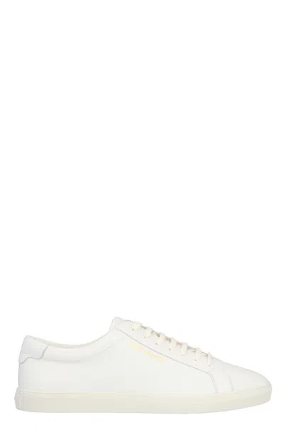 Saint Laurent Men 'andy' Sneakers In White