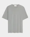 Saint Laurent Men's Basic Logo T-shirt In Gold