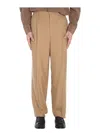 Saint Laurent High Waist Straight Leg Trousers