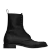 Saint Laurent Men's Black Base Black Boots In Black