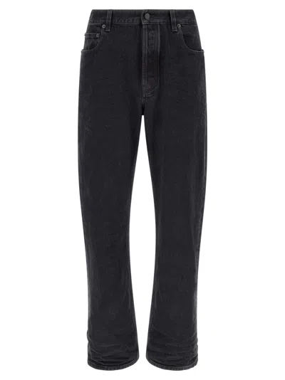 Saint Laurent Relax Tapered Jeans In Black