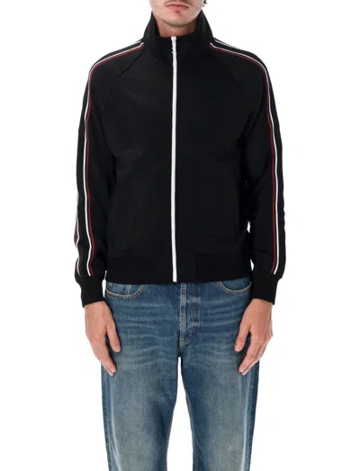 Saint Laurent Cassandre Track Jacket In Jersey In Black