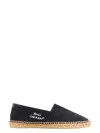 Saint Laurent Canvas Slip-on Espadrilles With Embroidered Logo Detail