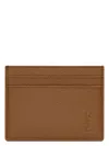 Saint Laurent Pcc Card Holder In Beige