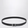 Saint Laurent Cassandre Belt In Black In Black