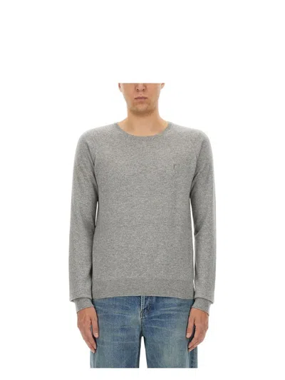 SAINT LAURENT MEN'S CASSANDRE PULLOVER SWEATER