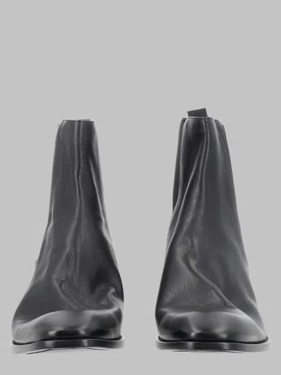 Saint Laurent Men's Chelsea Boots With 3 Cm Heel In Black