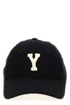 Saint Laurent Cotton 6 Panels Cap With Colle In Black