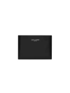 SAINT LAURENT MEN'S COMPACT CARD CASE IN SMOOTH LEATHER
