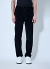 Saint Laurent Men Corduroy Drawstring Pants In Black