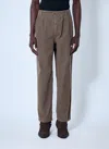 Saint Laurent Men Corduroy Pants In Brown