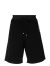 Saint Laurent Logo Cotton Shorts