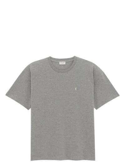 SAINT LAURENT MEN'S COTTON T-SHIRT