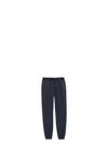Saint Laurent Drawstring-waist Track Pants In Blue