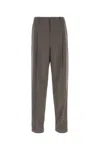 Saint Laurent Men's Dove Wool Pant