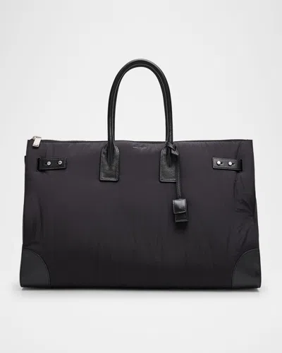 Saint Laurent Men's Duffel Bag In Nylon In Black