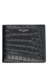 Saint Laurent Men's East/west Wallet In Black