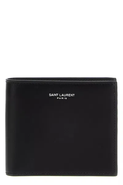 Saint Laurent Men 'east/west' Wallet In Black