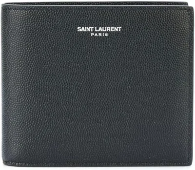 Saint Laurent Men's East/west Wallet In Black