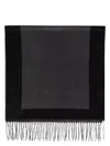 Saint Laurent Cassandre Scarf In Grhtdgrey