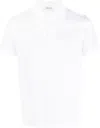 Saint Laurent Monogram Polo Shirt In White