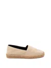 Saint Laurent Men Cotton Espadrilles In Neutral